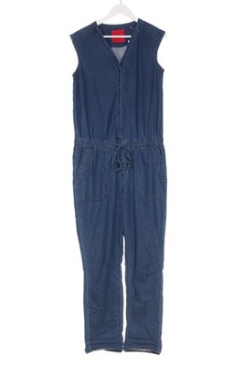 S.OLIVER Langer Jumpsuit Damen Hose Gr. DE 42 blau Casual-Look