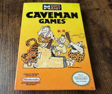 oval seal Caveman Games complete in box nintendo nes factory nr-MINT