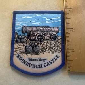 Vintage Edinburgh Castle Badge Pqtch