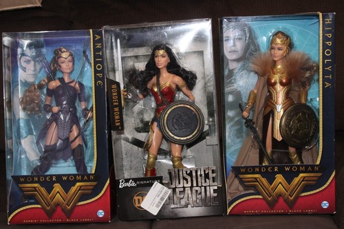2016 Mattel Wonder Women, Antiope & Hippolyta Barbies Geschenkset 3 "NEU"