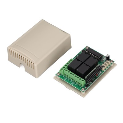 Wireless Relay Remote Control 433MHz 4 Keys Single Channel Learning Wireless Fit