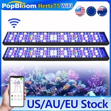 PopBloom H75 Marine Aquarium Led Light Full Spectrum for 90-360cm Marine Coral