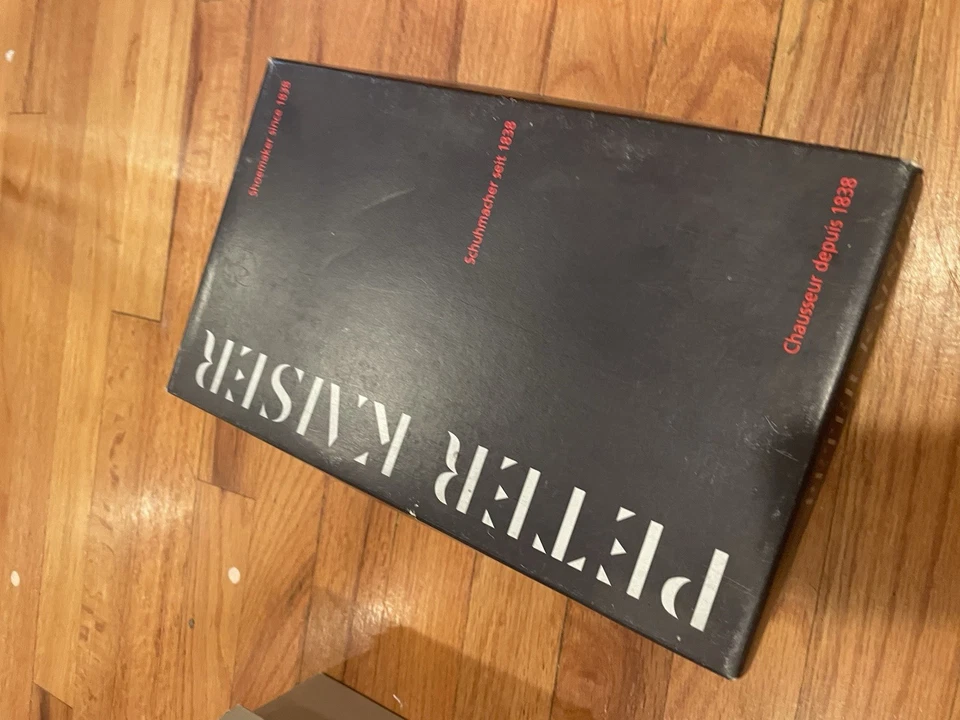 Mujer 9.5 Y2k Tacón Mocasines Zapatos de Negocios Peter Kaiser Marrón Foto 3 de 3