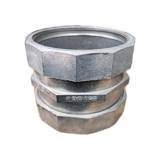 Bridgeport 269-DC, 4" EMT Rigid Compression Coupling, Die Cast Zinc, New