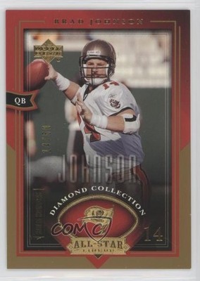 2004 Diamond Collection All-Star Lineup Gold Honors 14/50 Brad Johnson #9 wo2