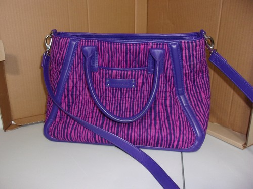 Vera Bradley handbag - Turnlock Satchel - purple