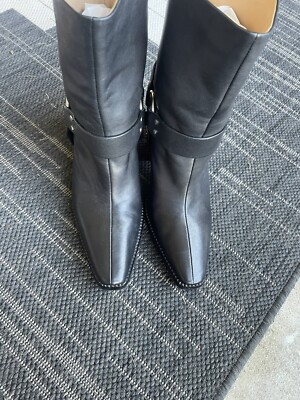 【関税込み】rag & bone ブラック Rio ウエスタンブーツ Rag And Bone Rio Western Leather Ankle Boots Black Size 38.5