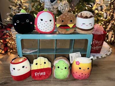Squishmallow Mini Pack Set 5” Food Kids Plush Soft Fries Smores