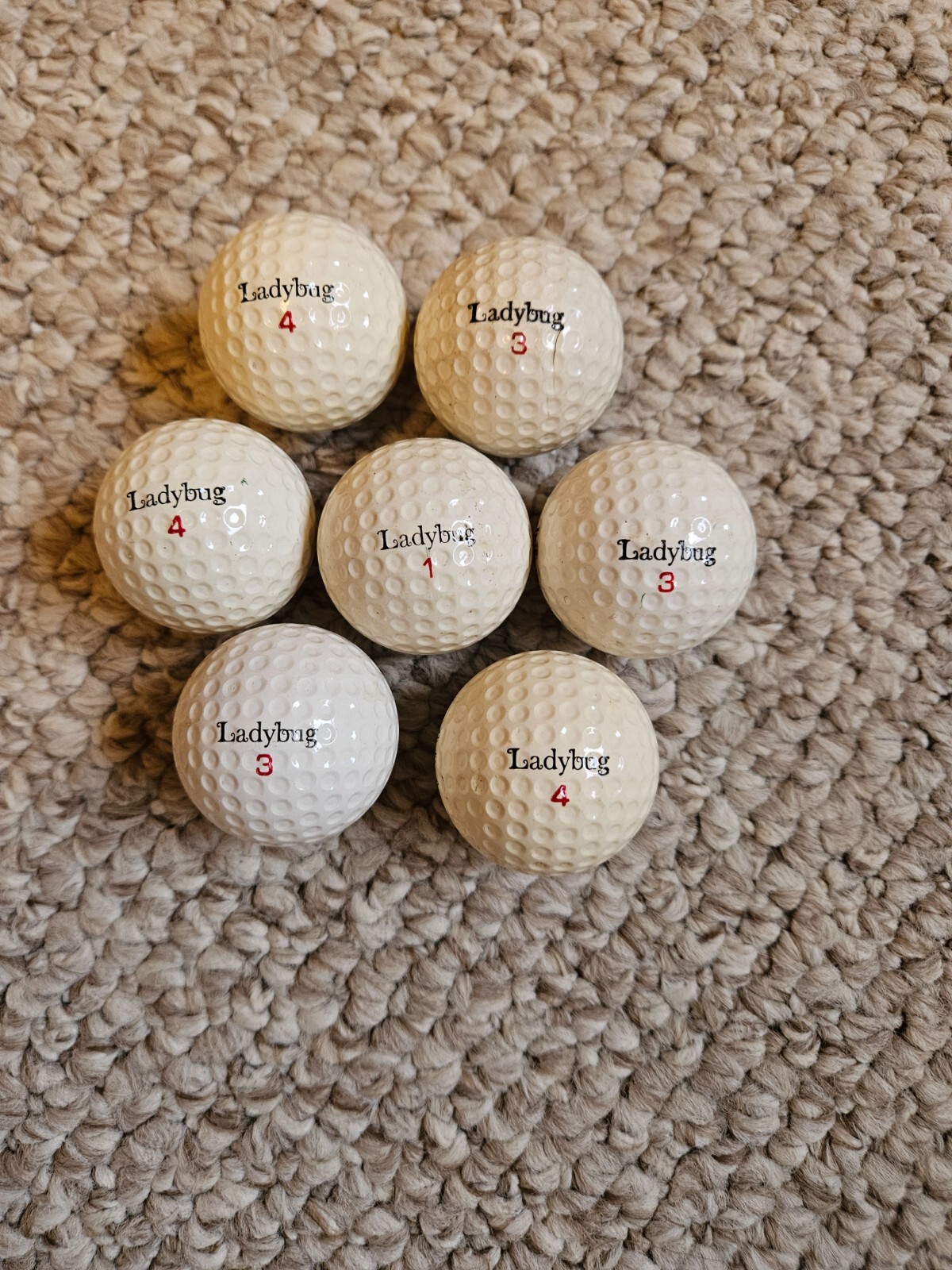 Vintage Wilson Lady Bug Women's Golf Ball Collectible Golf Ball Lot of 7 eBay