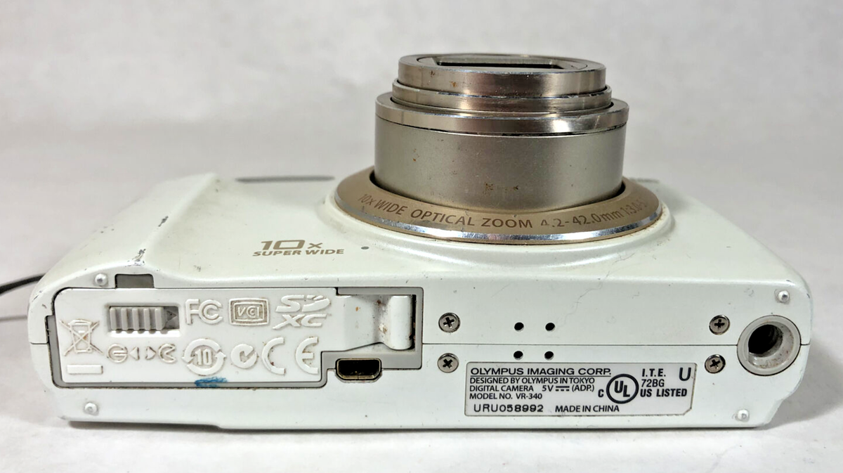 OLYMPUS VR340 デジタルカメラ 16MP 動作品 Olympus VR-340 Digital Camera (Purple) V105080VU000 B&H Photo