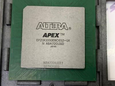 Altera EP20K1000EBC652-1X FPGA 20K Family 1M Gates 38400 Cells 400MHz 652-BGA
