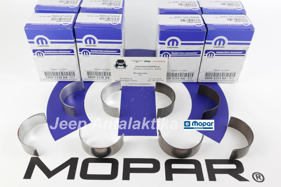 Connecting Rod Bearings Upper and Lower Kit Jeep Cherokee KL 2.0CRD New Mopar - Image 4 of 4