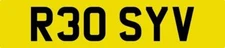 Number plate R30 SYV registration ROSY V ROSEY ROSIE ROSYS ROSIES ROSS ROSSY ROS