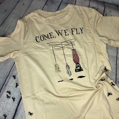 Hocus Pocus: Come We Fly Shirt Size Medium T-shirt Brand New FREE SHIPPING