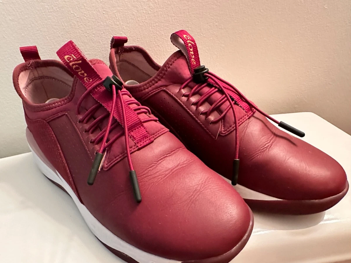 Burgundy nursing best sale shoes