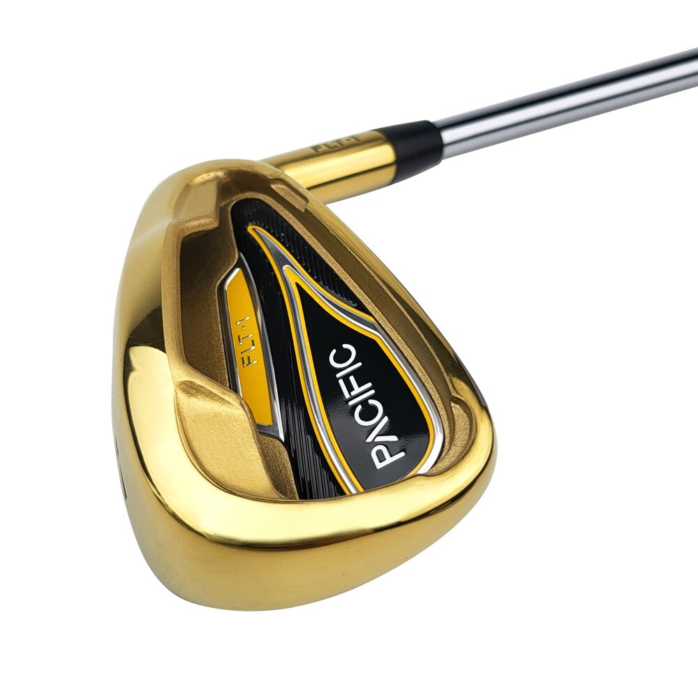 Pacific Golf Clubs FLT-1 Gold Iron Set #6 7 8 9 PW SW Regular Flex