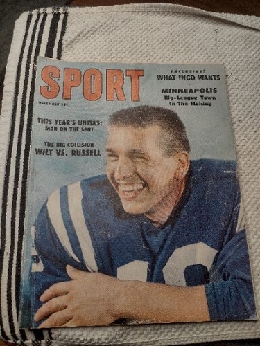 Sport Magazine December 1959 Johnny Unitas Colts Football - 第 1/12 張圖片