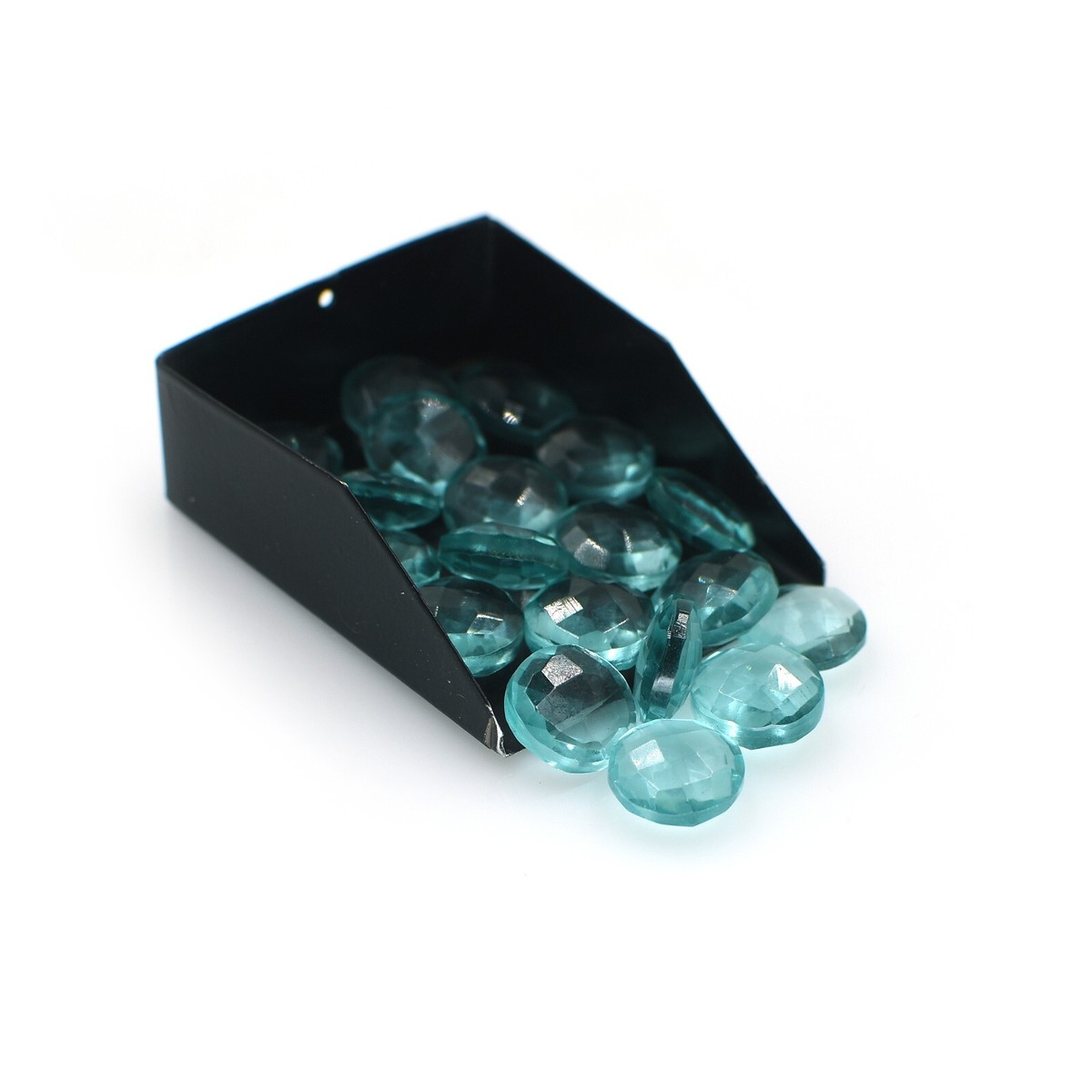 Aquamarine Hydro 10mm Loose Gemstone Faceted Brilliant Cut Beads