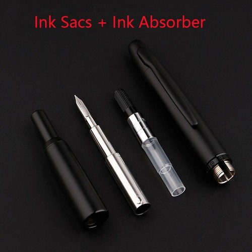 MAJOHN A1 Press Metal Fountain Pen EF 0.4mm Nib Two Ink Suck Methods Writing Pen - Picture 9 of 27