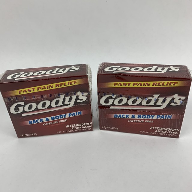 Goody's Back and Body Pain Powders 24 Count for sale online eBay