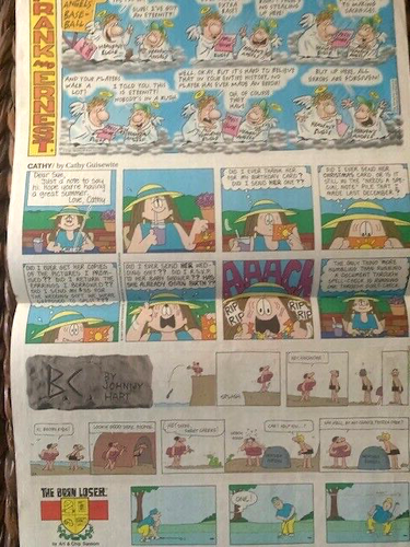 Aug 3, 1997 THE SUNDAY PRESS Tribune COLOR COMICS - PEANUTS - GARFIELD Etc. - Picture 3 of 4