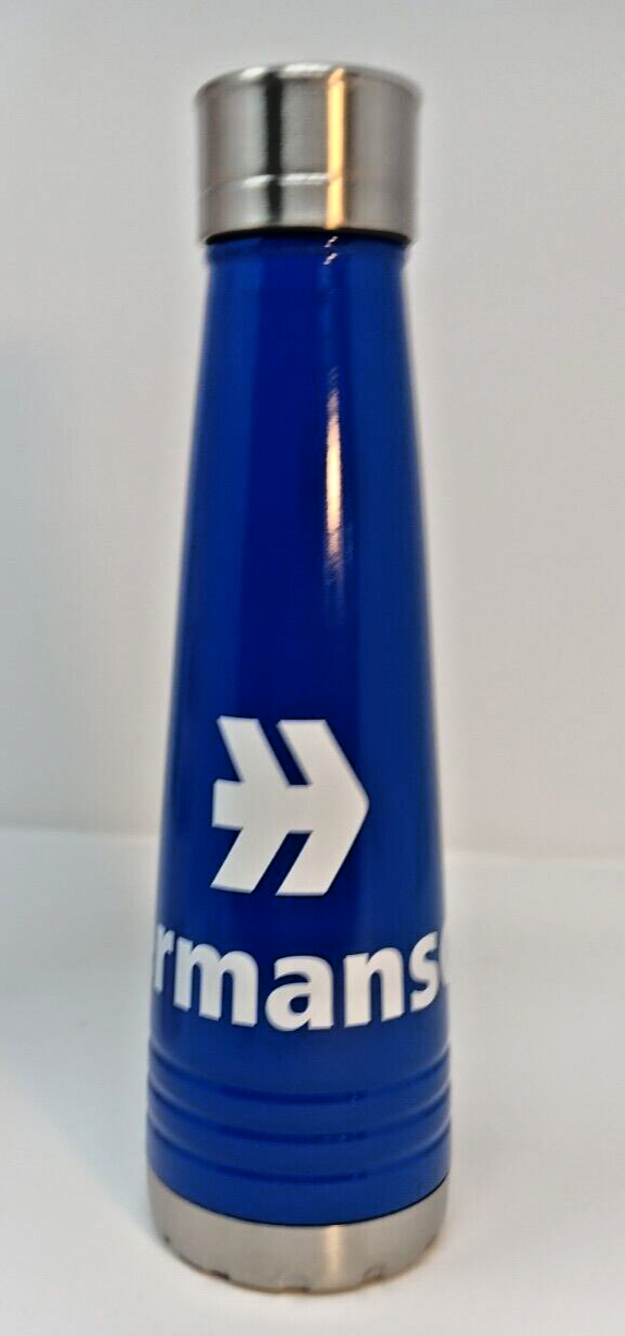 New H2GO Swig Water Bottle 14oz Stainless Steel Thermal Hermanson