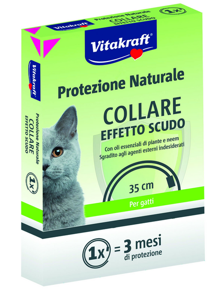 Vitakraft Collare Antiparassitario gatti 35cm regolabile 3 mesi di protezione