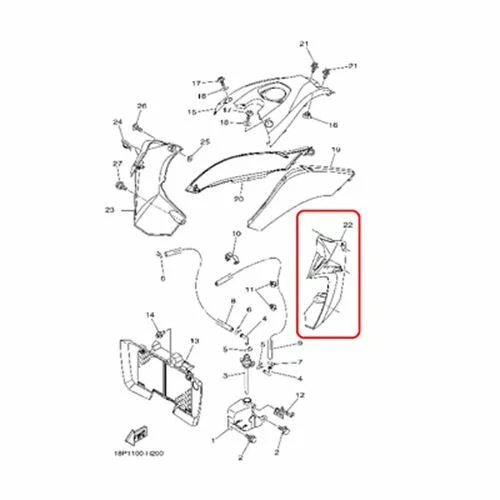Yamaha Yfz 450 Parts Diagram