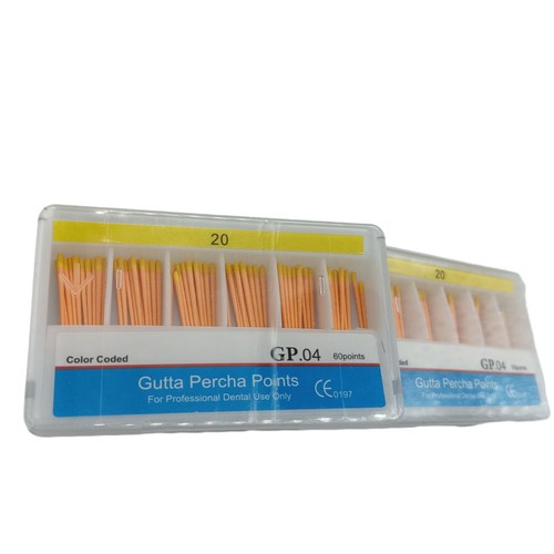5Box Dental Root Canal Endodontic Treatment Gutta Percha Points Taper .04 20# - Picture 3 of 8
