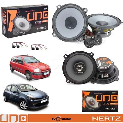 HERTZ EVOTUNING Kit 6 Casse Altoparlanti Hertz Anteriori+Posteriori Renault Clio II/III 1998-13