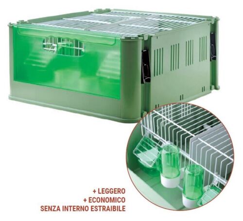 Vogeltransportbox für Sittiche Kanarienvögel Exoten und viele mehr ohne Deckel - Bild 2 von 2
