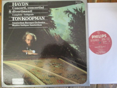 6725 011 Haydn Harpsichord Concerti etc. / Koopman / Amsterdam Baroque 4 LP box