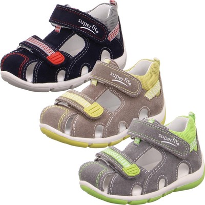 SUPERFIT Lauflern Sandale Minilette FREDDY 00140 Leder Klett Weite M Gr.18-24