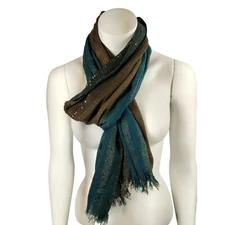 Maurices Womens Shimmering Ombre Scarf With Sequins