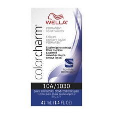 WELLA colorcharm Permanent Liquid Hair Color for Gray Coverage, 10A Palest Ash