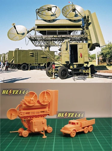 1/144 Russian SNR-75 (SA-2) Fan Song Radar (fine detail) Resin Kit