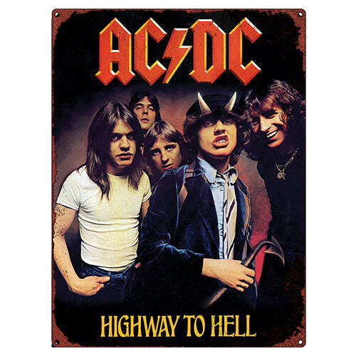AC/DC Metal Sign | eBay