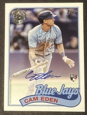 2024 TOPPS UPDATE - 1989 TOPPS - AUTOGRAPH - CAM EDEN RC