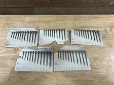 Vintage Lot Of 5 Standard Horse Nail Co. Samples “Leader” Cardboard Displays