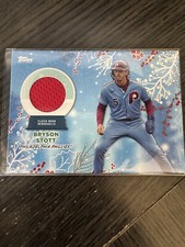 2023 Topps Holiday - Relics Silver Metallic #RC-BS Bryson Stott  NM-M