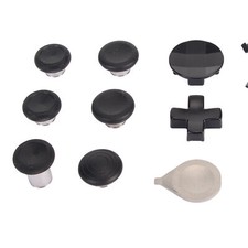 Black Replacement Thumbsticks Kit Sensitive Magnetic Metal Thumbsticks For X Kit