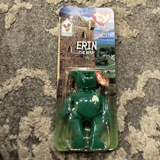 Erin The Bear - 1999 McDonalds Ty Beanie Baby 1997 1993 Oakbrook