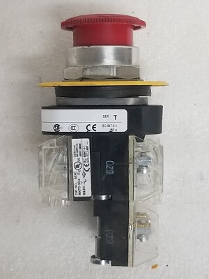 Allen Bradley 800TC-FXT6A5 Emergency Stop Button Push Stop Twist Release