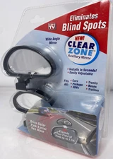 Clear Zone Wide Angle Auxiliary Mirror, Set Of 2 Wide Angle Mirrors Fits All