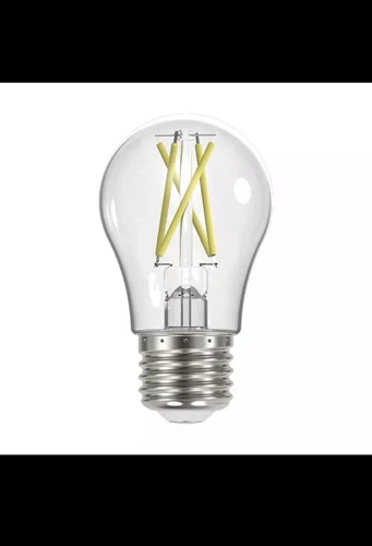 Satco 8.2w LED Bulb A15 Clear Finish 3000K 90 CRI 120 Volt - 60w— 2 Pack-w1 - Picture 4 of 4