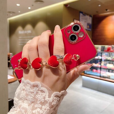 For iPhone 15 Pro Max 14 Plus 13 12 11 Fashion Shockproof Phone Case With Strap