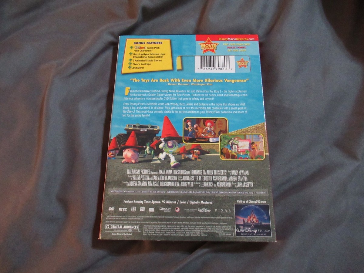 Toy Story 2 DVD Tom Hanks, Tim Allen With Slip Cover | eBay