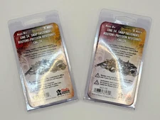 LOT of 2 Tandy Leather Line 24 Snap Fasteners NEW IN BOX Brass & Nickle Plated