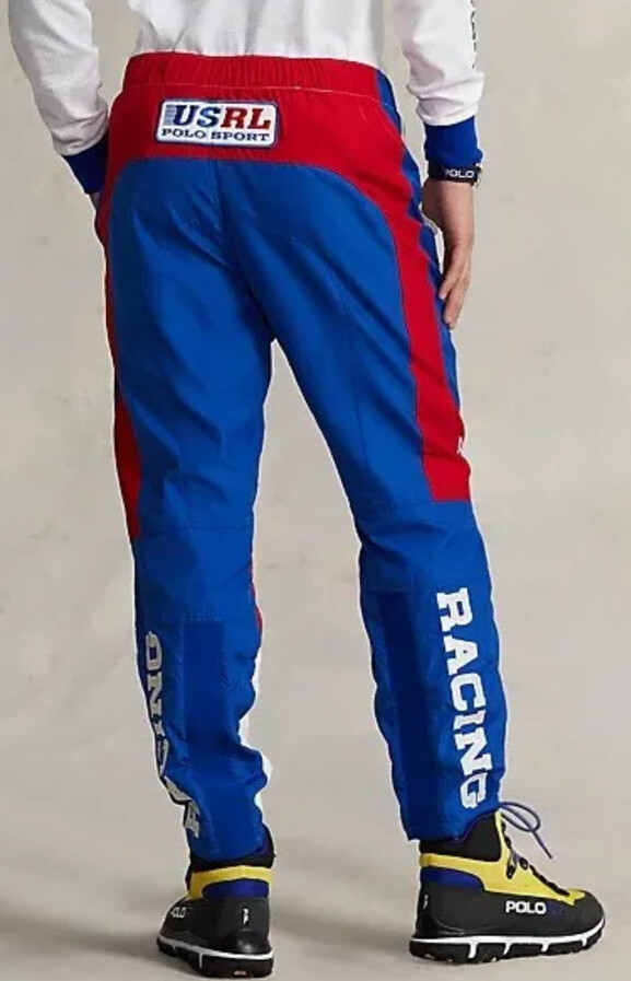POLO Sport Ralph Lauren Jogger Pants S Mens RL Moto Racing