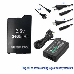 2400mAH-BATTERY-WALL-Charger-adapter-FOR-SONY-PSP-3000-3001-3003-3004-lite-new